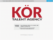 Tablet Screenshot of kortalent.com